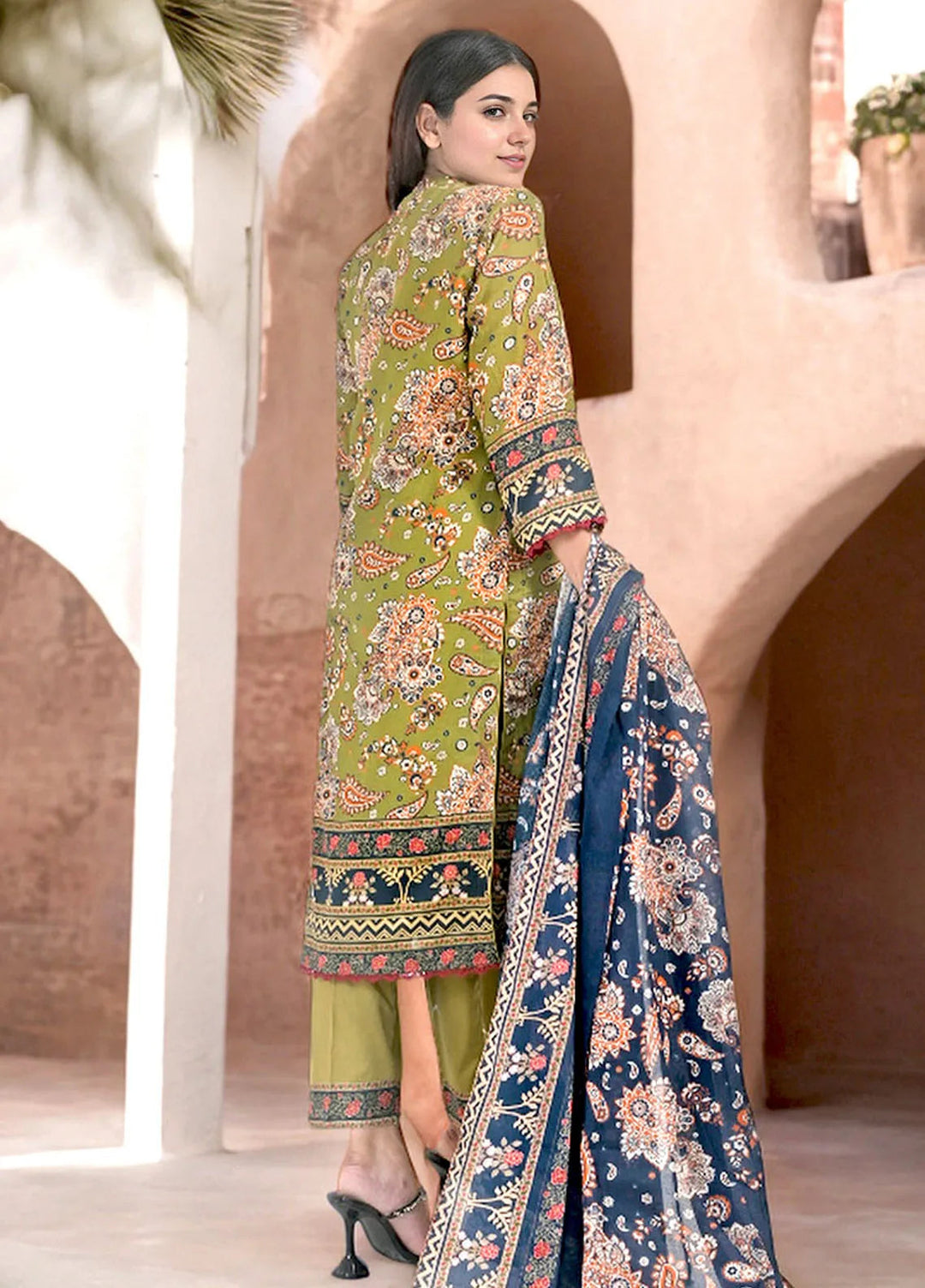 Noorma Kaamal Embroidered Lawn Suit Unstitched 3 Piece NK24L NK-PLE-03 - Summer Collection