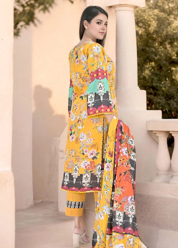 Noorma Kaamal Embroidered Lawn Suit Unstitched 3 Piece NK24L NK-PLE-07 - Summer Collection