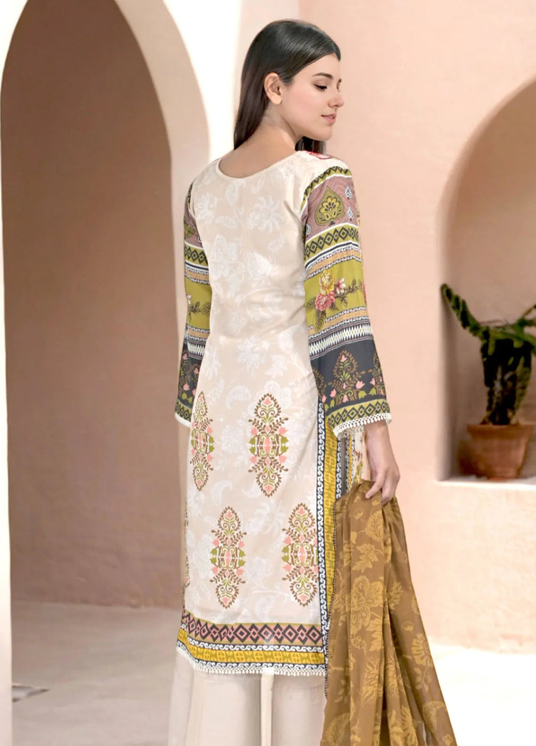 Noorma Kaamal Embroidered Lawn Suit Unstitched 3 Piece NK24L NK-PLE-11 - Summer Collection