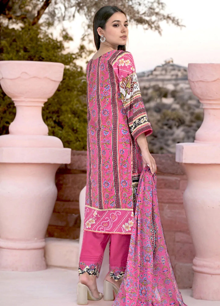 Noorma Kaamal Embroidered Lawn Suit Unstitched 3 Piece NK24L NK-PLE-12 - Summer Collection