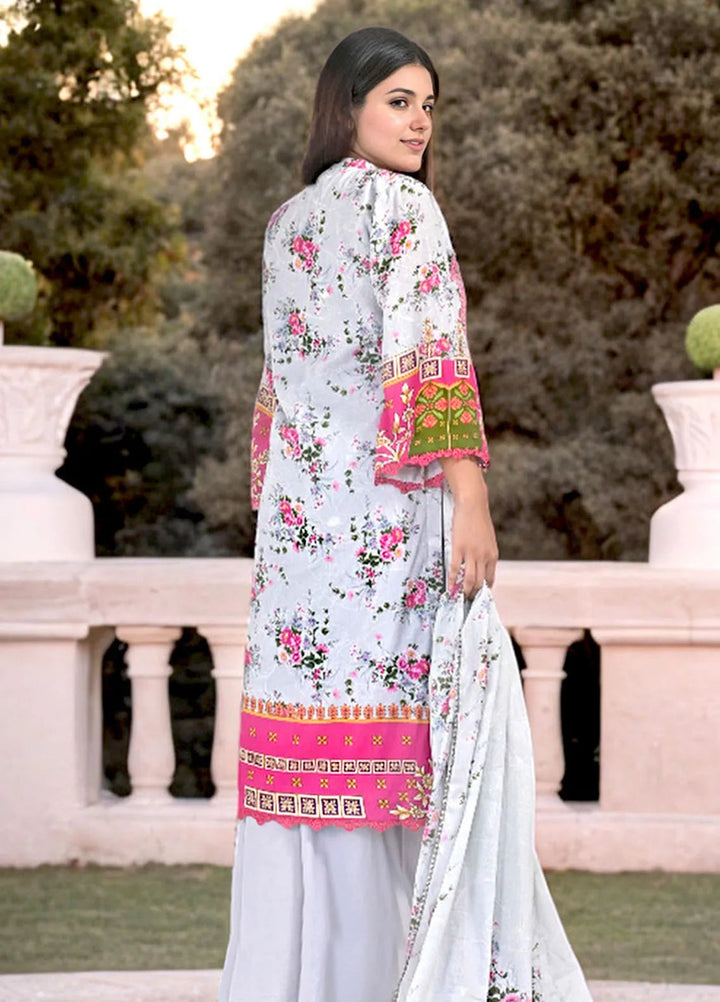 Noorma Kaamal Embroidered Lawn Suit Unstitched 3 Piece NK24L NK-PLE-14 - Summer Collection