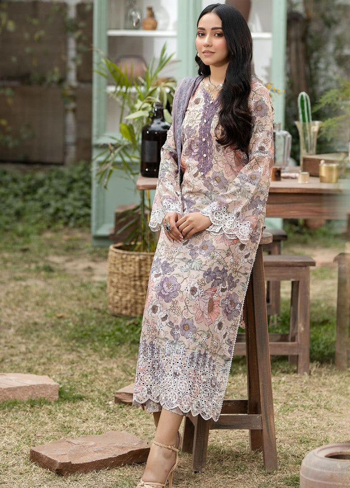 Noorma Kaamal Embroidered Lawn Suits Unstitched 3 Piece NK24CS NK-CP-01 - Spring Summer Collection