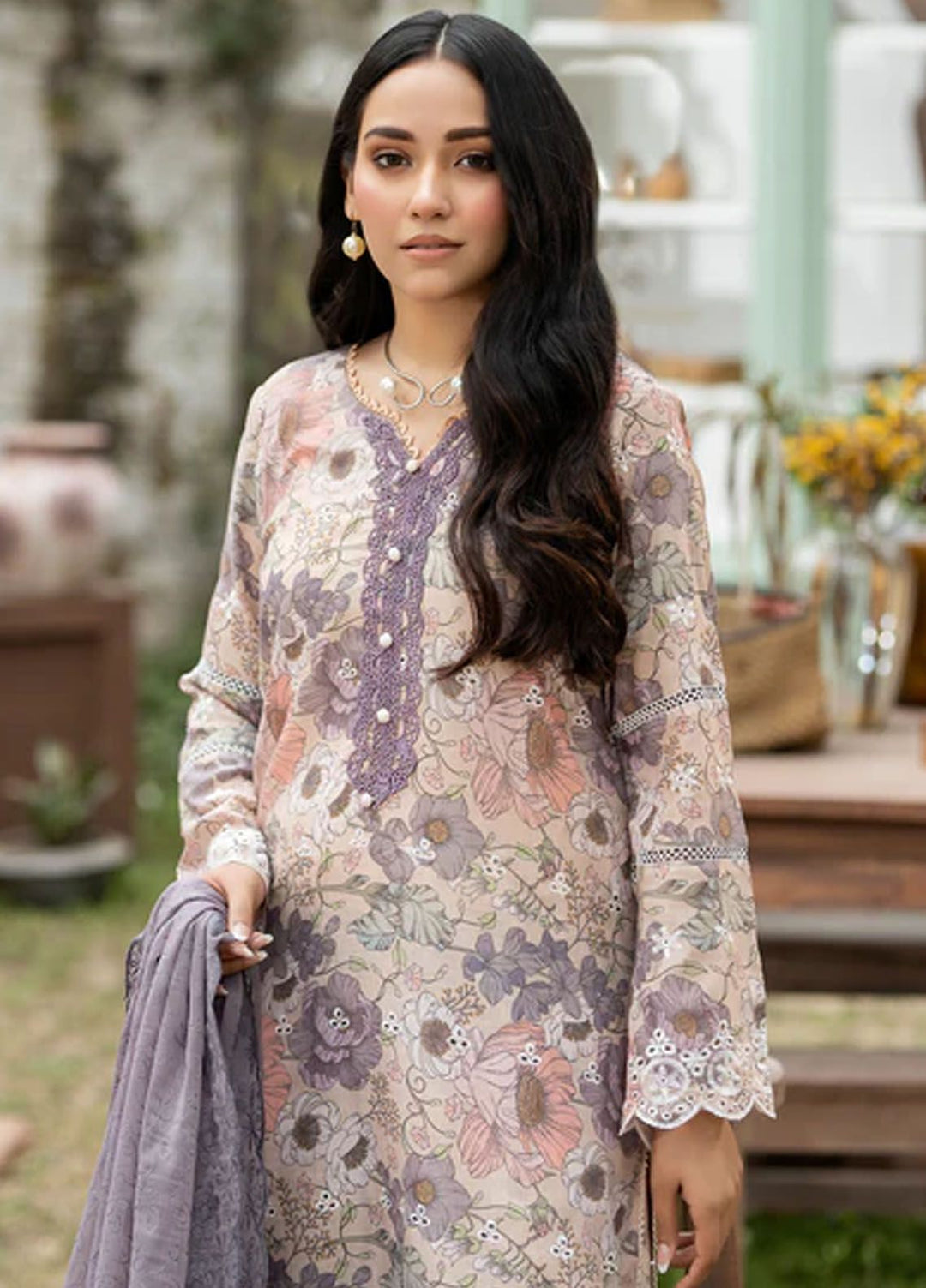Noorma Kaamal Embroidered Lawn Suits Unstitched 3 Piece NK24CS NK-CP-01 - Spring Summer Collection