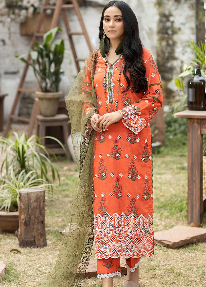 Noorma Kaamal Embroidered Lawn Suits Unstitched 3 Piece NK24CS NK-CP-02 - Spring Summer Collection