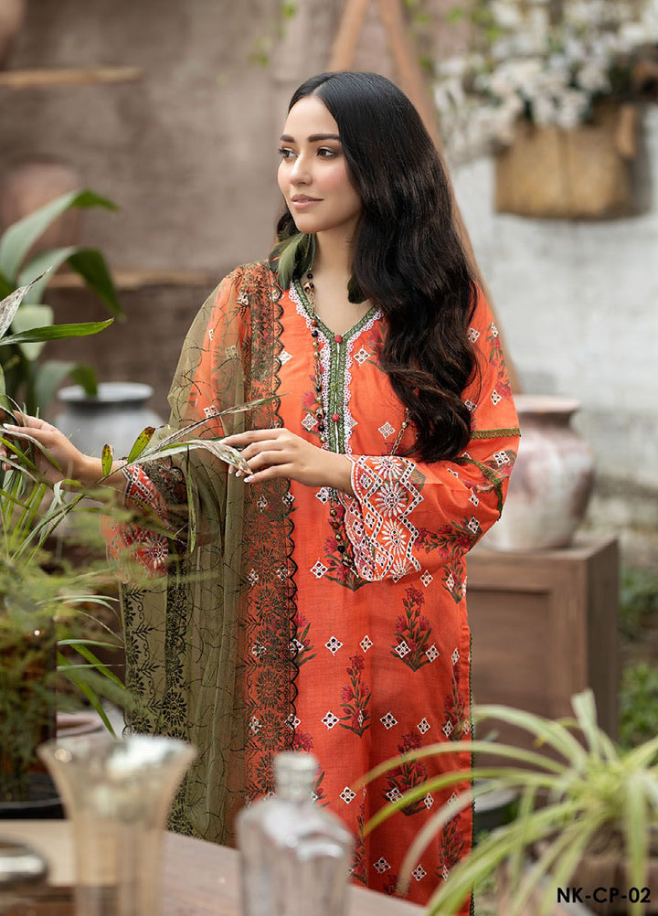 Noorma Kaamal Embroidered Lawn Suits Unstitched 3 Piece NK24CS NK-CP-02 - Spring Summer Collection