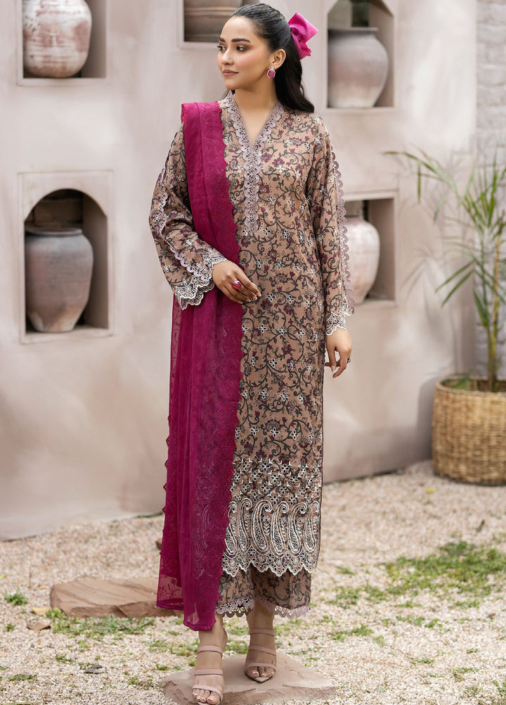 Noorma Kaamal Embroidered Lawn Suits Unstitched 3 Piece NK24CS NK-CP-04 - Spring Summer Collection