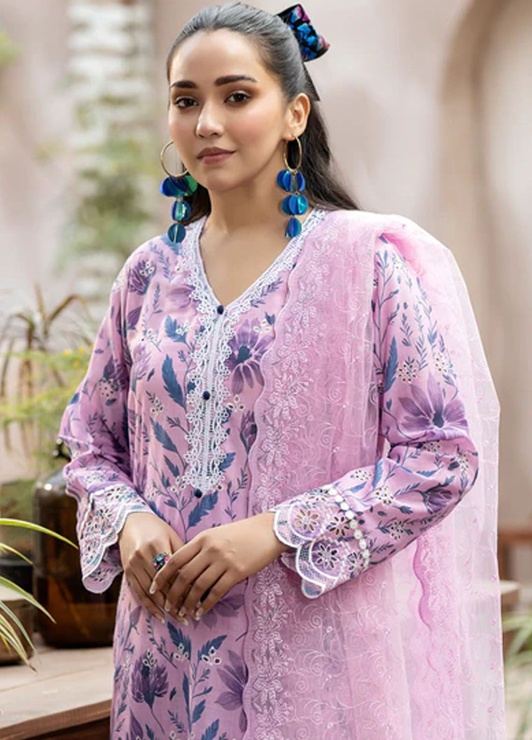 Noorma Kaamal Embroidered Lawn Suits Unstitched 3 Piece NK24CS NK-CP-05 - Spring Summer Collection