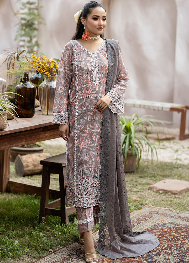 Noorma Kaamal Embroidered Lawn Suits Unstitched 3 Piece NK24CS NK-CP-06 - Spring Summer Collection