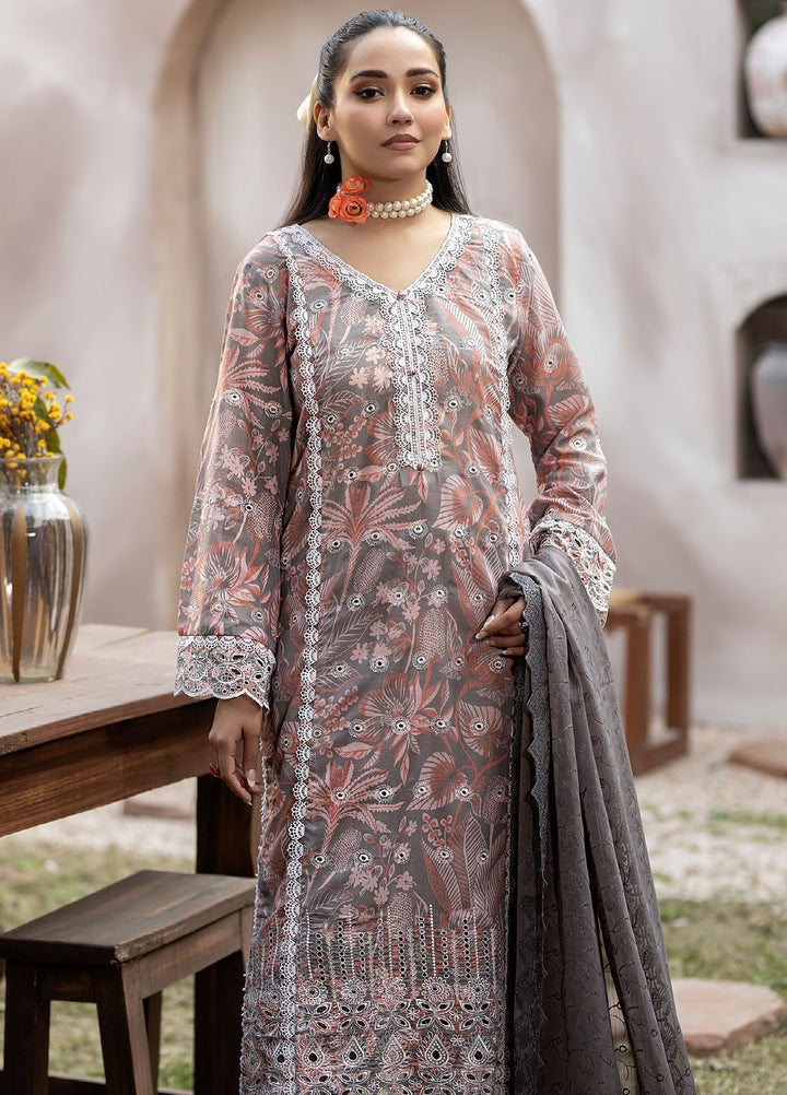 Noorma Kaamal Embroidered Lawn Suits Unstitched 3 Piece NK24CS NK-CP-06 - Spring Summer Collection