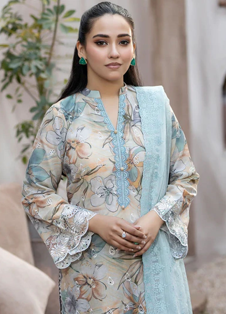 Noorma Kaamal Embroidered Lawn Suits Unstitched 3 Piece NK24CS NK-CP-07 - Spring Summer Collection