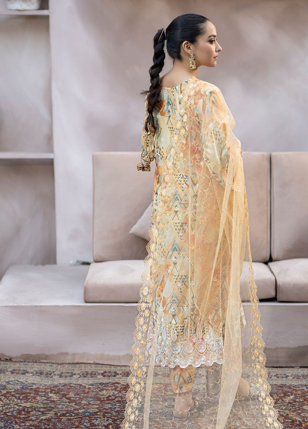 Noorma Kaamal Embroidered Lawn Suits Unstitched 3 Piece NK24CS NK-CP-08 - Spring Summer Collection