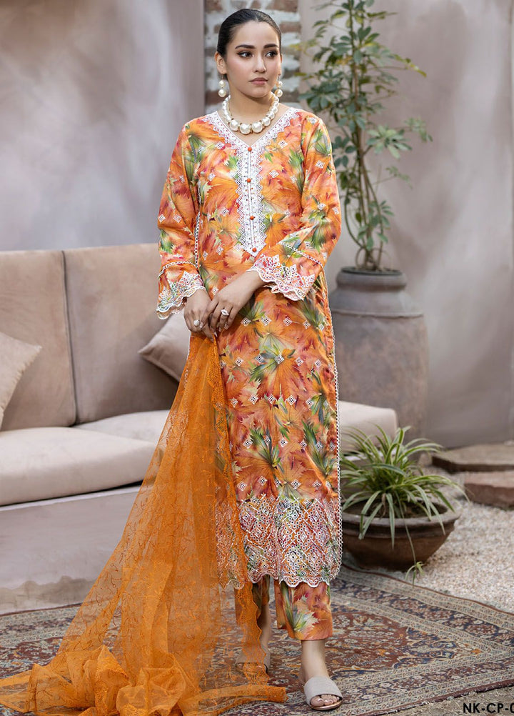 Noorma Kaamal Embroidered Lawn Suits Unstitched 3 Piece NK24CS NK-CP-09 - Spring Summer Collection
