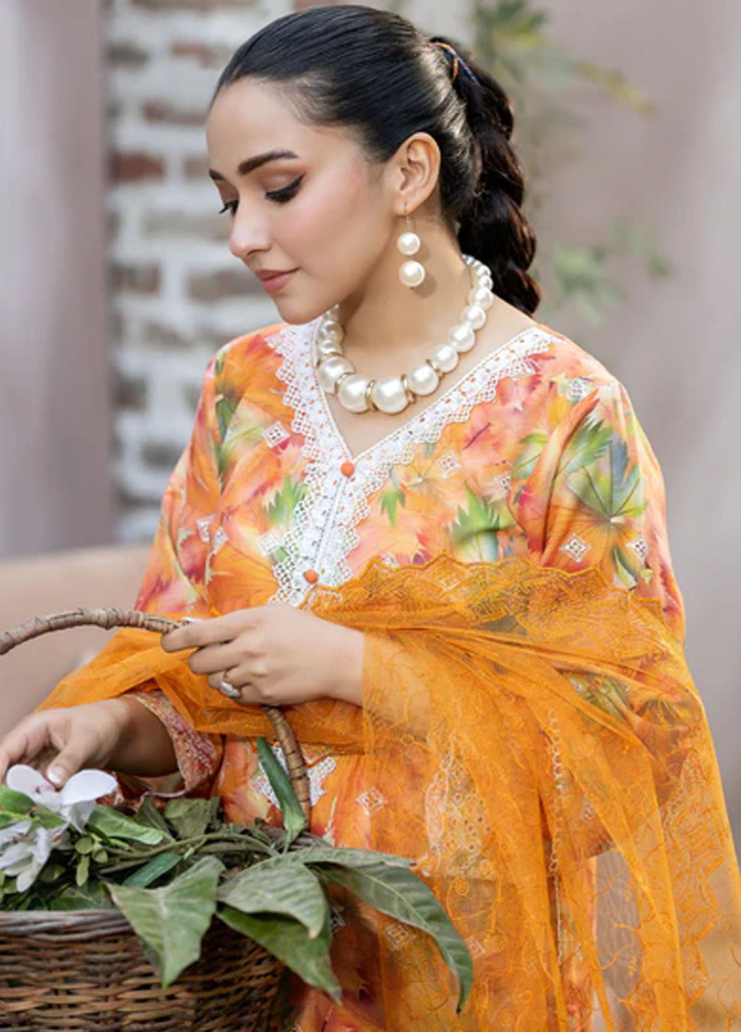 Noorma Kaamal Embroidered Lawn Suits Unstitched 3 Piece NK24CS NK-CP-09 - Spring Summer Collection