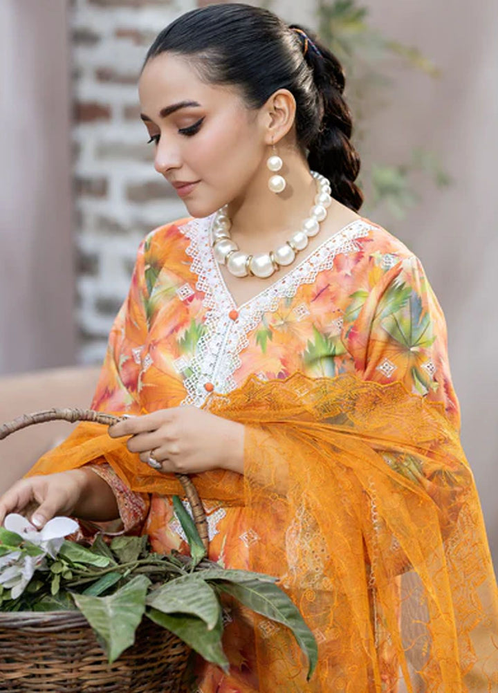 Noorma Kaamal Embroidered Lawn Suits Unstitched 3 Piece NK24CS NK-CP-09 - Spring Summer Collection