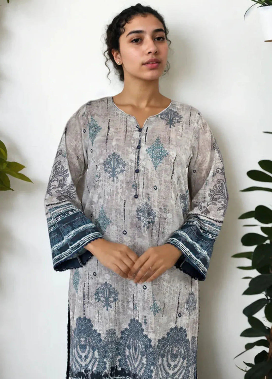 Noorma Kaamal Pret Printed Lawn 2 Piece Suit NK-CPV1-07