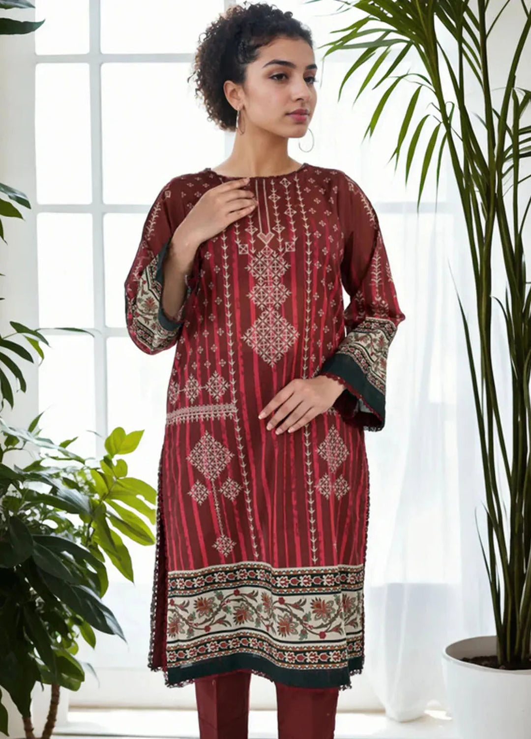 Noorma Kaamal Pret Printed Lawn 2 Piece Suit NK-CPV1-08