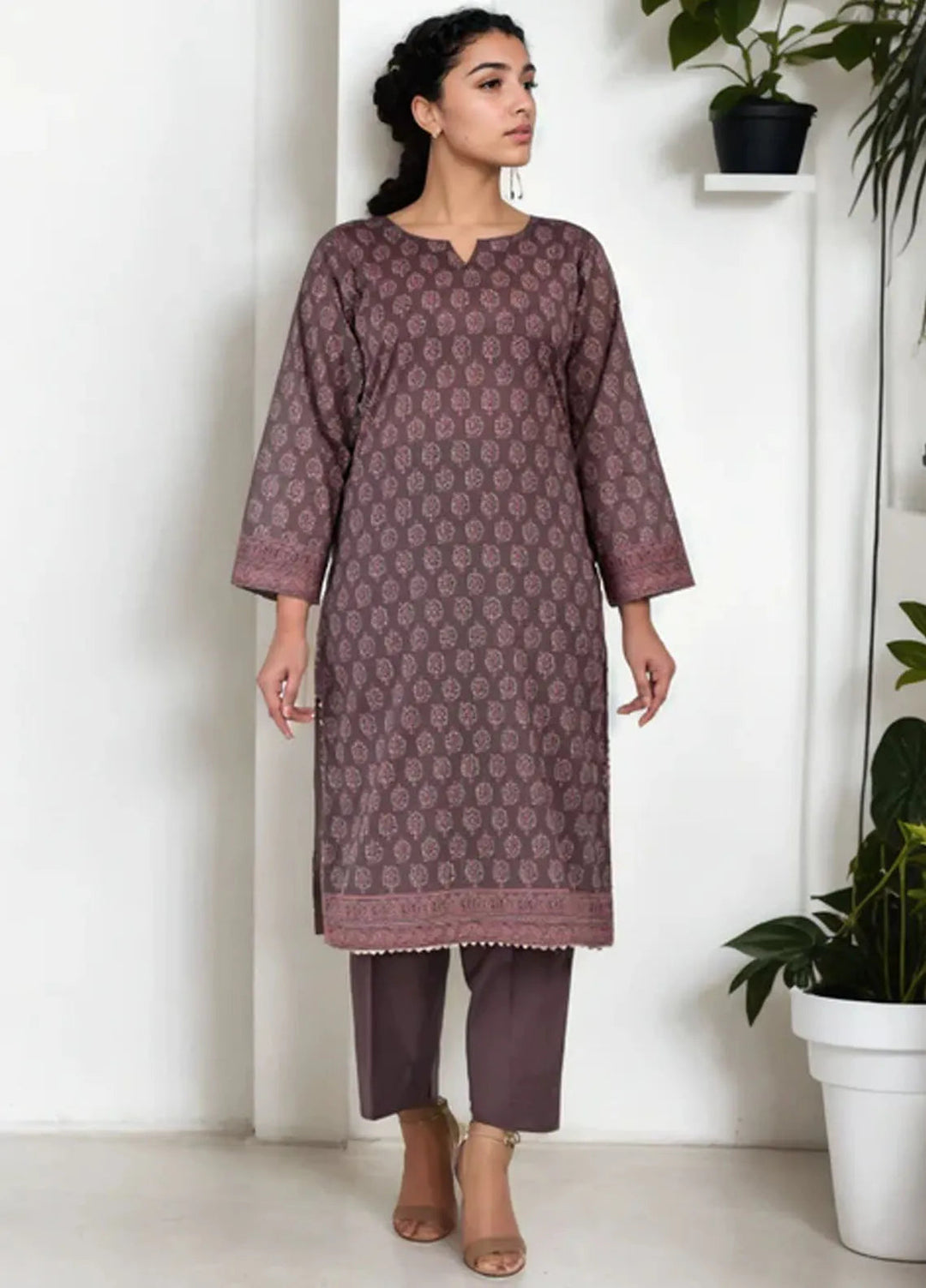 Noorma Kaamal Pret Printed Lawn 2 Piece Suit NK-CPV1-12