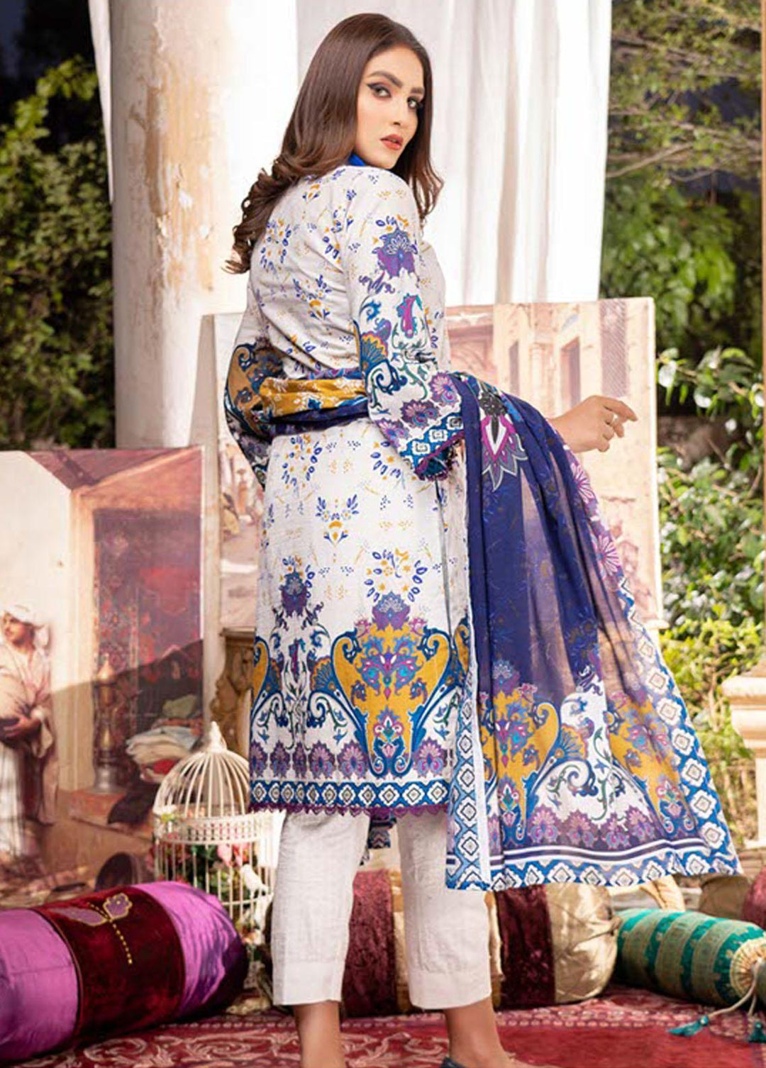 Noorma Kaamal Printed Lawn Suits Unstitched 3 Piece NK22L 03 - Summer Collection