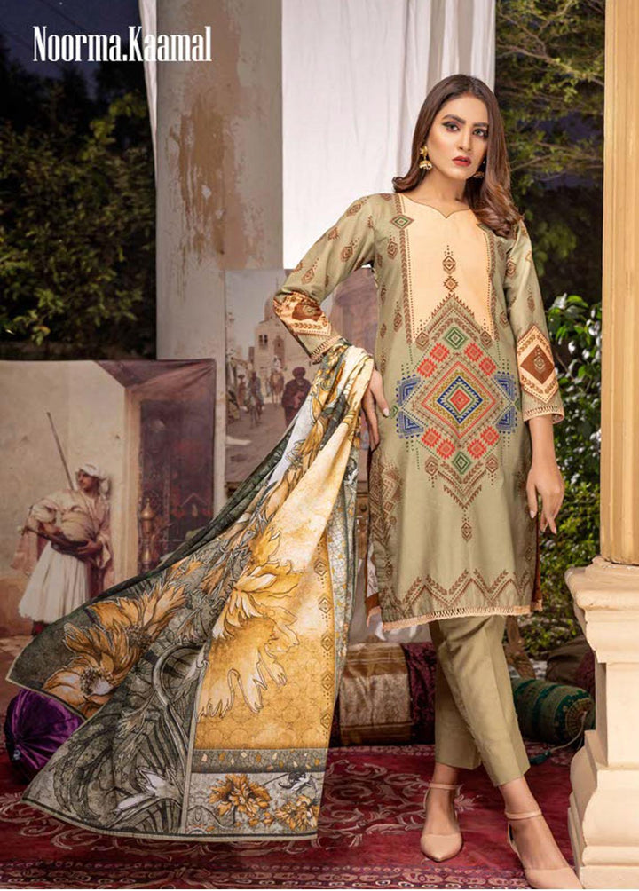 Noorma Kaamal Printed Lawn Suits Unstitched 3 Piece NK22L 06 - Summer Collection