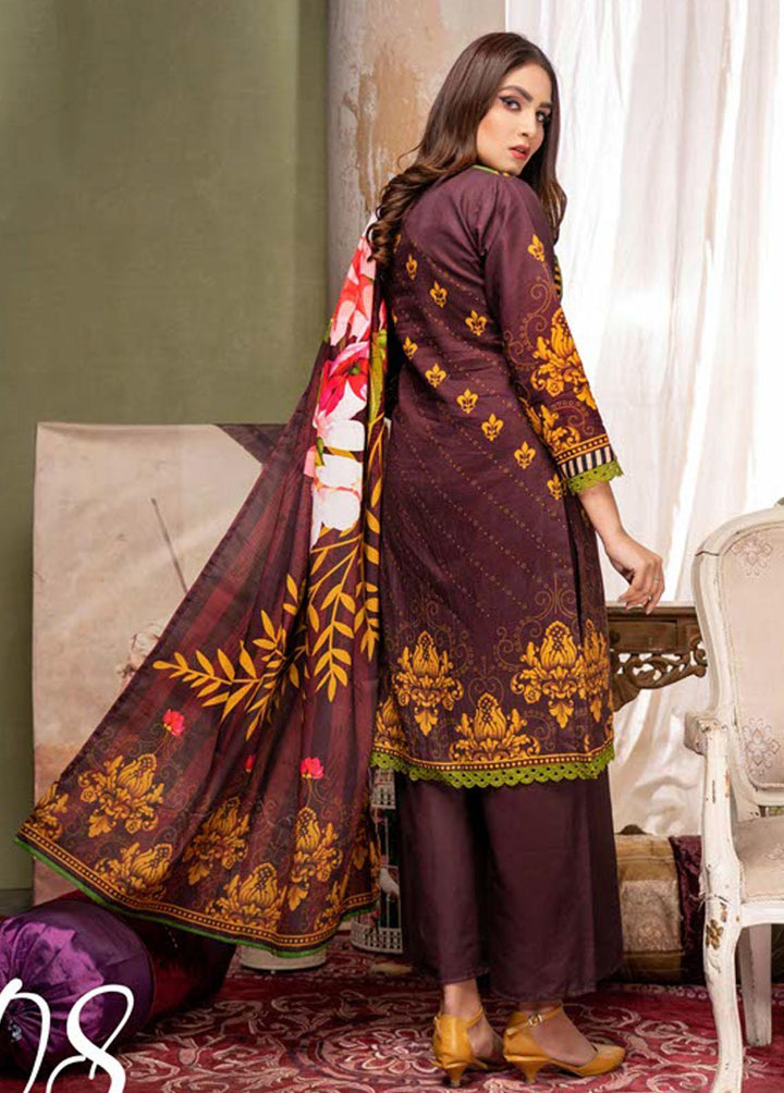 Noorma Kaamal Printed Lawn Suits Unstitched 3 Piece NK22L 08 - Summer Collection