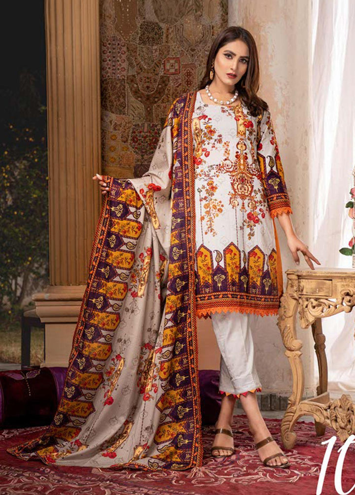 Noorma Kaamal Printed Lawn Suits Unstitched 3 Piece NK22L 10 - Summer Collection