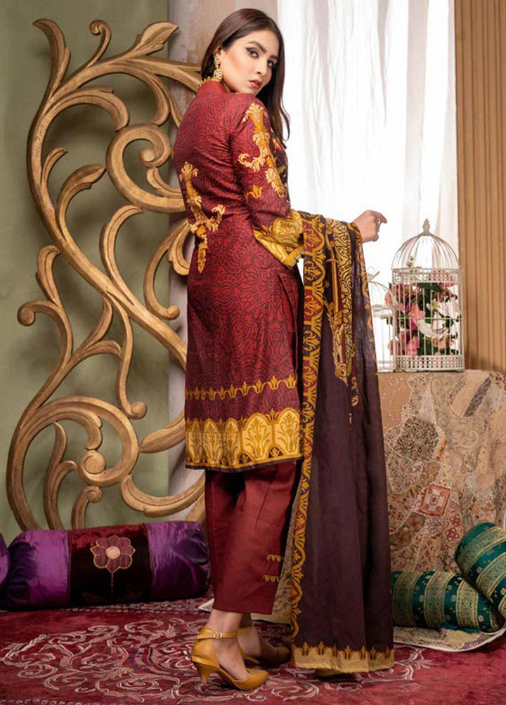 Noorma Kaamal Printed Lawn Suits Unstitched 3 Piece NK22L 12 - Summer Collection