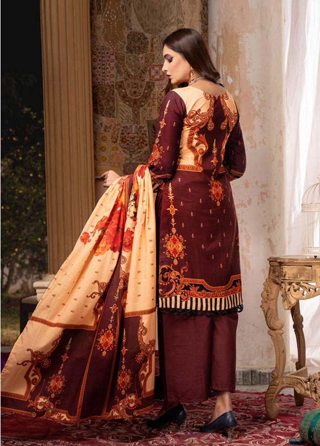 Noorma Kaamal Printed Lawn Suits Unstitched 3 Piece NK22L 14 - Summer Collection