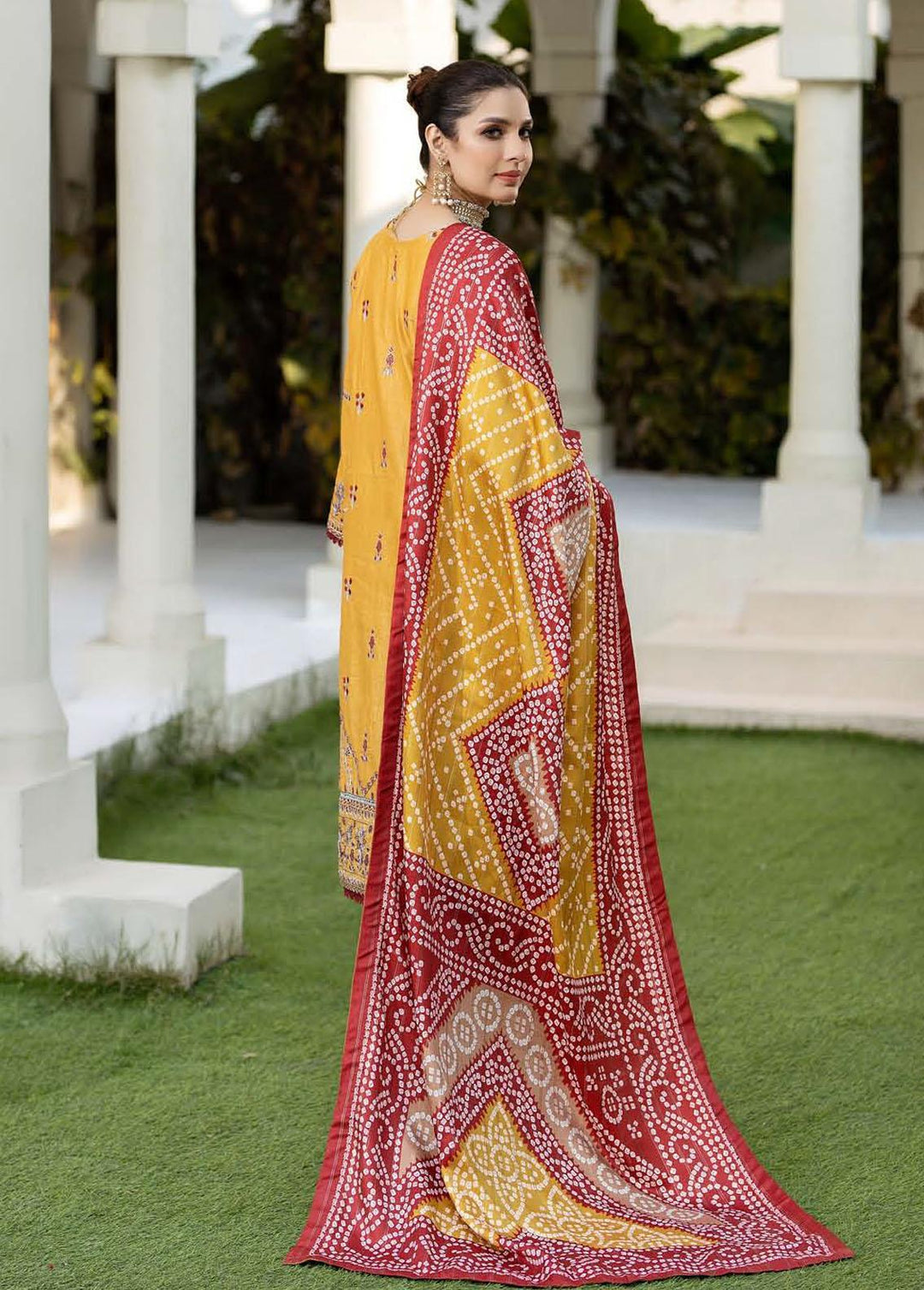 Noorma Kaamal Embroidered Khaddar Suits Unstitched 3 Piece NK23WK NK-WK-01 - Winter Collection