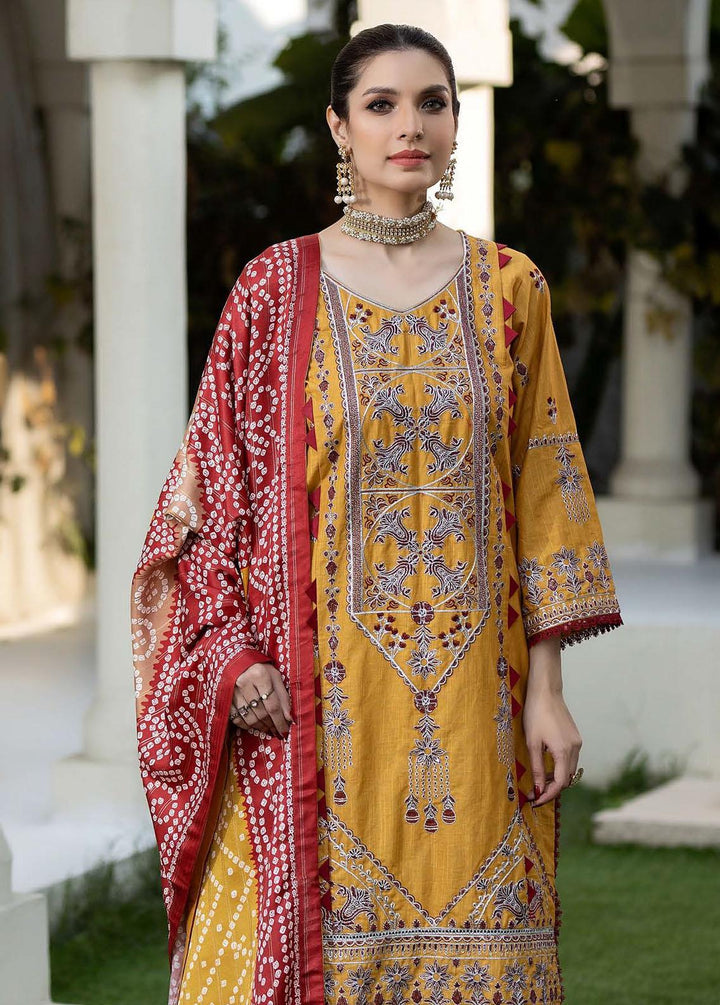 Noorma Kaamal Embroidered Khaddar Suits Unstitched 3 Piece NK23WK NK-WK-01 - Winter Collection