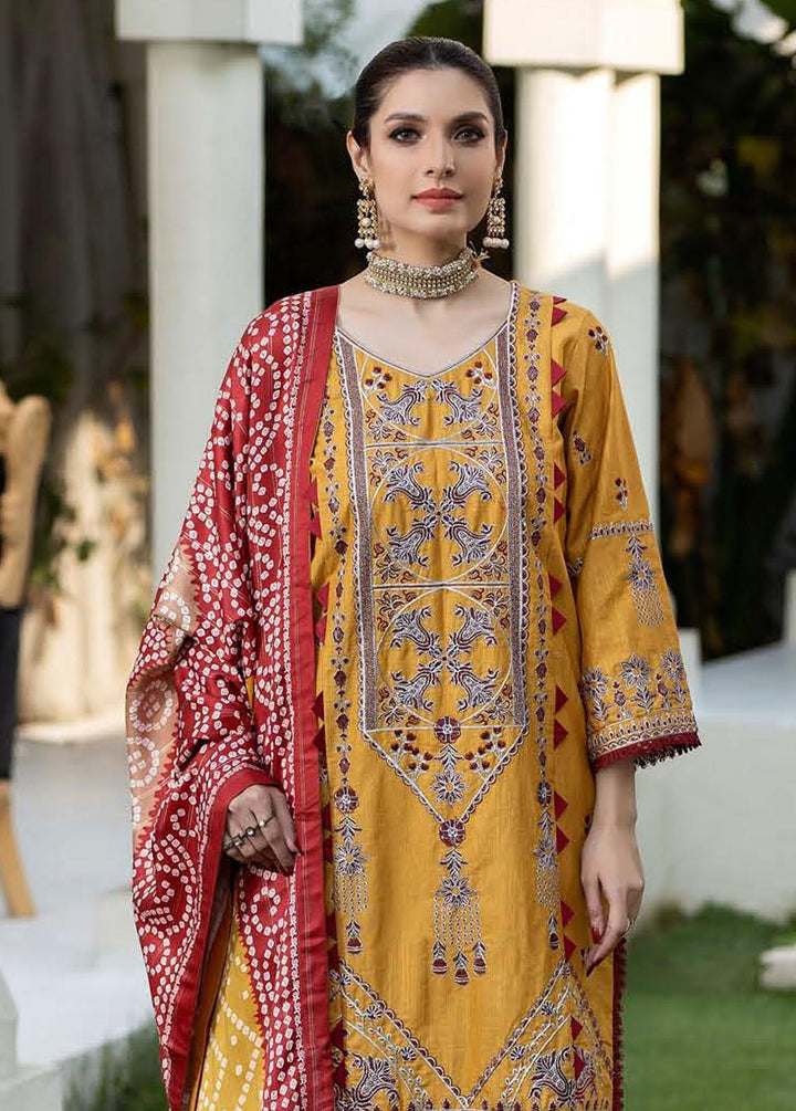 Noorma Kaamal Embroidered Khaddar Suits Unstitched 3 Piece NK23WK NK-WK-01 - Winter Collection