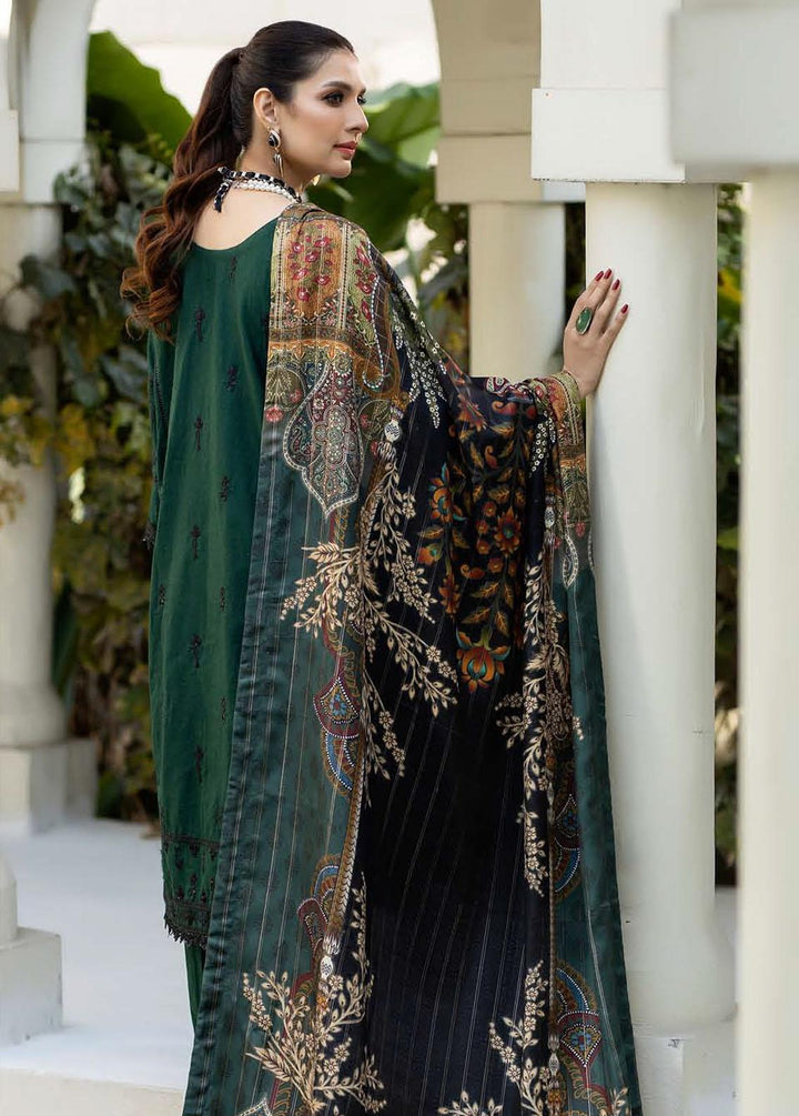 Noorma Kaamal Embroidered Khaddar Suits Unstitched 3 Piece NK23WK NK-WK-02 - Winter Collection