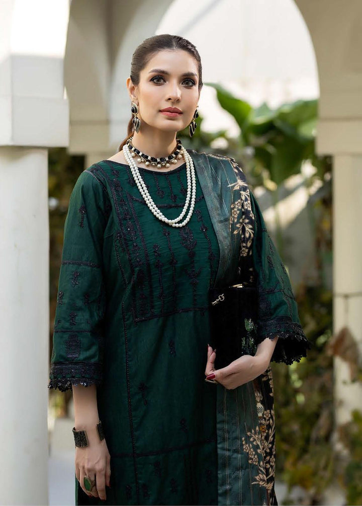 Noorma Kaamal Embroidered Khaddar Suits Unstitched 3 Piece NK23WK NK-WK-02 - Winter Collection