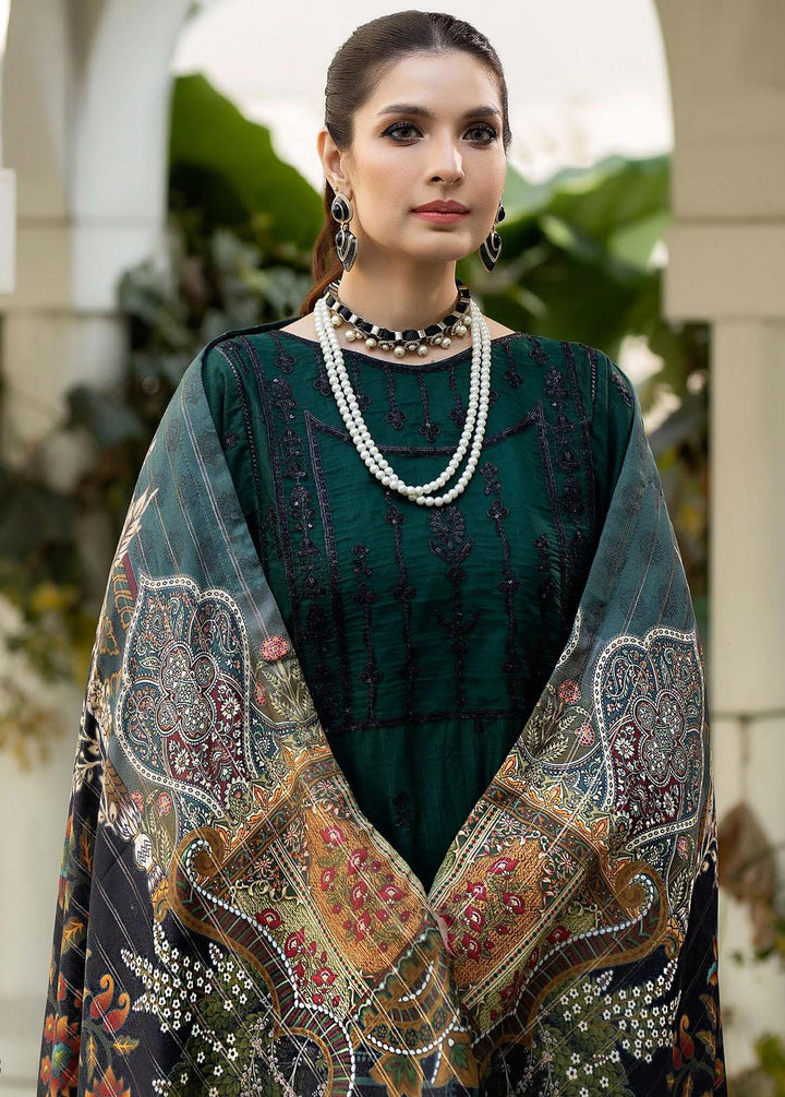 Noorma Kaamal Embroidered Khaddar Suits Unstitched 3 Piece NK23WK NK-WK-02 - Winter Collection
