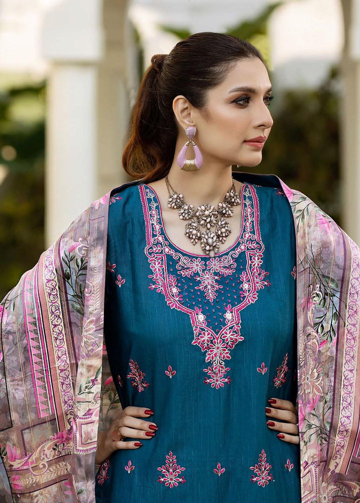 Noorma Kaamal Embroidered Khaddar Suits Unstitched 3 Piece NK23WK NK-WK-05 - Winter Collection
