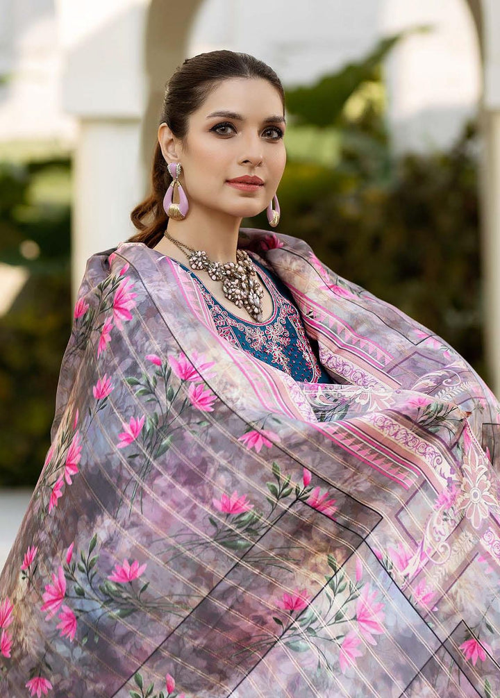 Noorma Kaamal Embroidered Khaddar Suits Unstitched 3 Piece NK23WK NK-WK-05 - Winter Collection