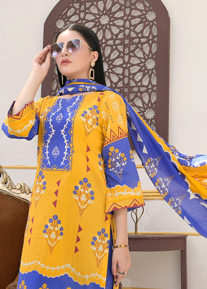 Noorma Kamal Printed Lawn Suits Unstitched 3 Piece NK21S NKLC-01 - Summer Collection