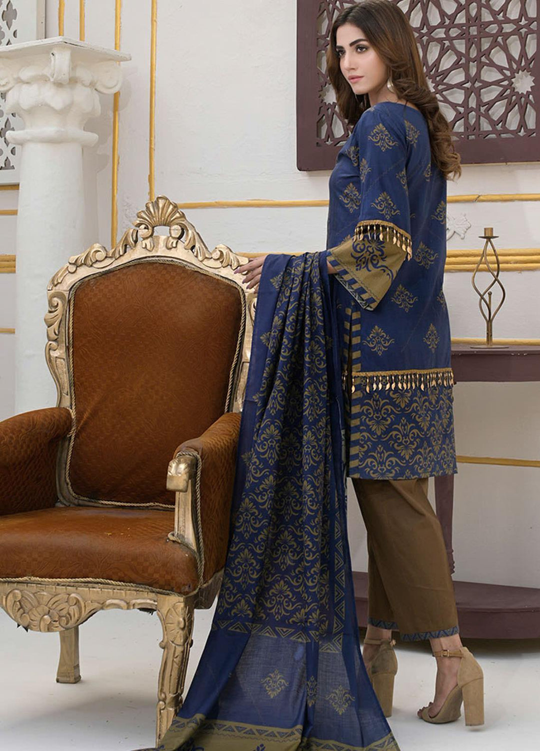 Noorma Kamal Printed Lawn Suits Unstitched 3 Piece NK21S NKLC-02 - Summer Collection