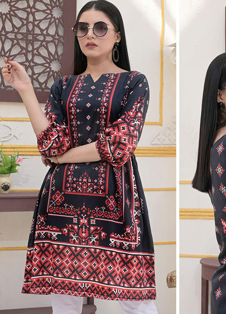 Noorma Kamal Printed Lawn  Unstitched Kurties NK21S NKLS-03 - Summer Collection