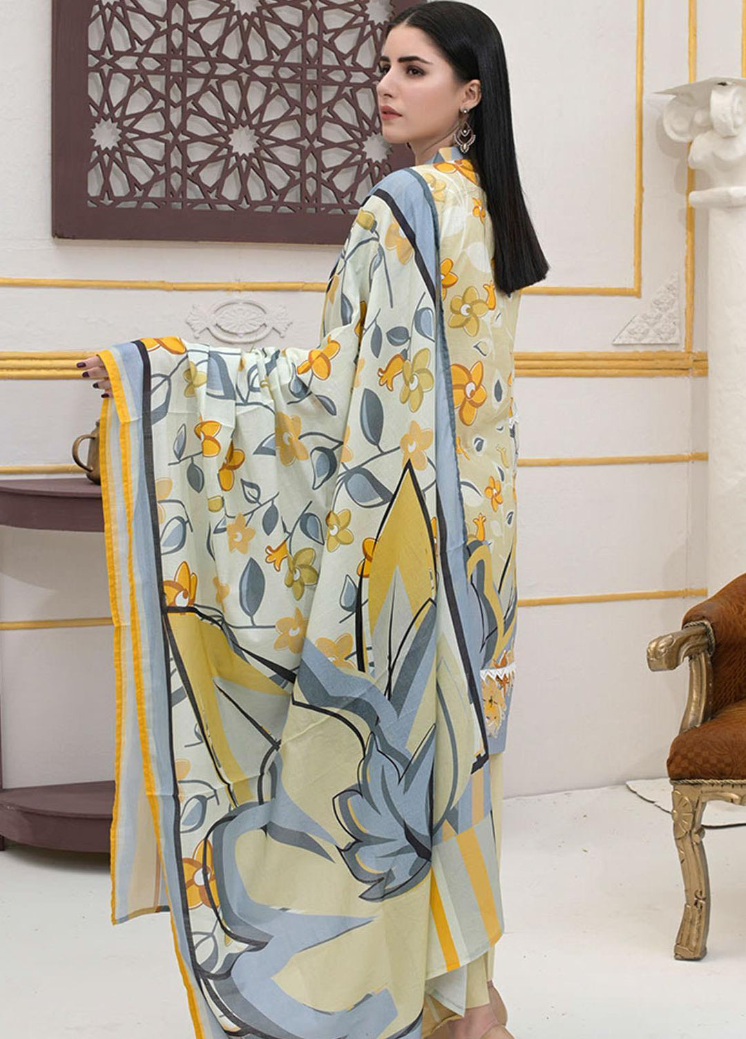 Noorma Kamal Printed Lawn Suits Unstitched 2 Piece NK21S NKLT-02 - Summer Collection