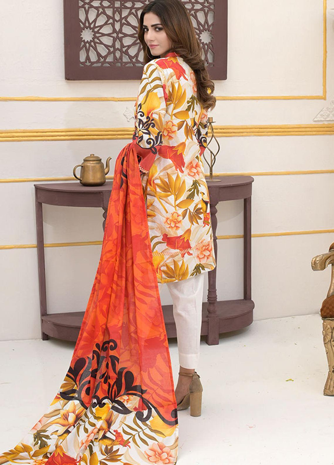Noorma Kamal Printed Lawn Suits Unstitched 2 Piece NK21S NKLT-03 - Summer Collection