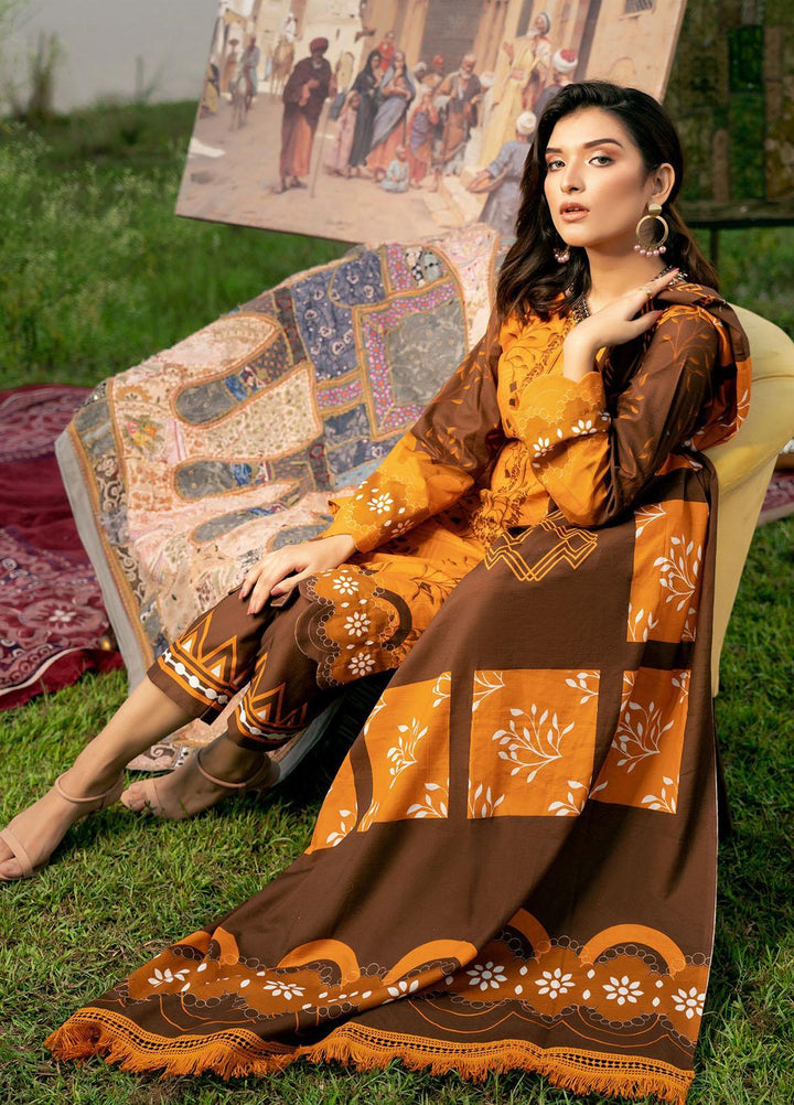 Noorma Kamal Printed Khaddar Suits Unstitched 3 Piece NK21WL Lily-06 - Winter Collection