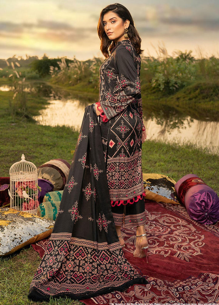 Noorma Kamal Printed Linen Suits Unstitched 3 Piece NK21WL Tulip-01 - Winter Collection