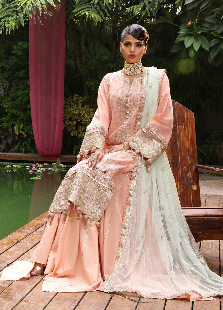 Nora By Salitex Embroidered Yarn Suit Unstitched 3 Piece SUNS24NO003UT - Formal Collection