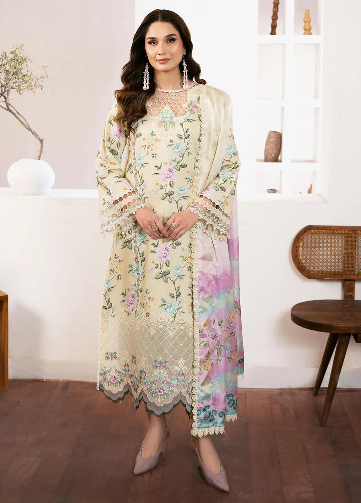 Noura By Bin Ilyas Printed Viscose Suit Unstitched 3 Piece BI24NV 71 B - Winter Collection