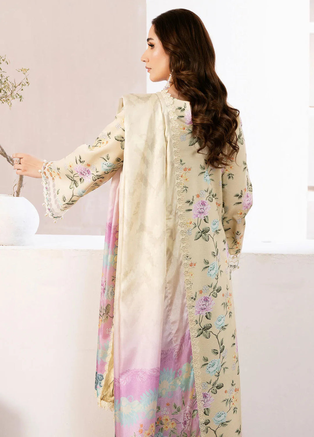 Noura By Bin Ilyas Printed Viscose Suit Unstitched 3 Piece BI24NV 71 B - Winter Collection
