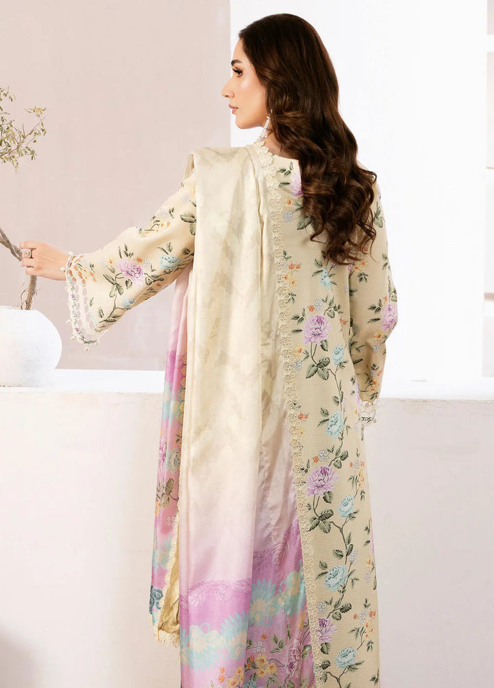 Noura By Bin Ilyas Printed Viscose Suit Unstitched 3 Piece BI24NV 71 B - Winter Collection