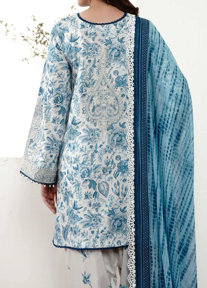 Noura By Bin Ilyas Printed Viscose Suit Unstitched 3 Piece BI24NV 74 A - Winter Collection