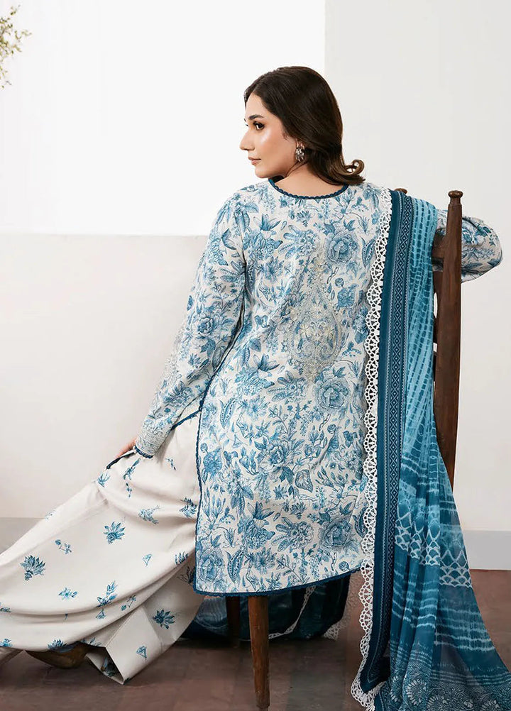 Noura By Bin Ilyas Printed Viscose Suit Unstitched 3 Piece BI24NV 74 A - Winter Collection