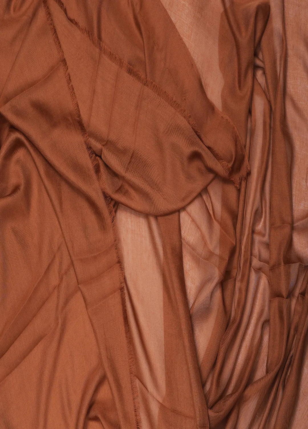 Nourah Scarf Plain Turkey Lawn Sacrf Burnt Orange - Scarf Collection