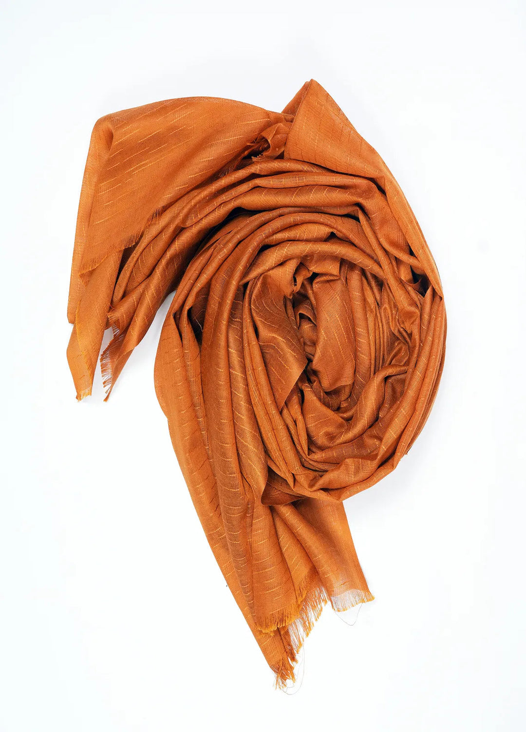 Nourah Scarf Self Embossed Khaadi Red Damask Sacrf - Scarf Collection